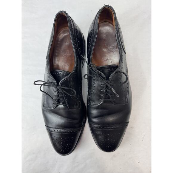 Allen Edmonds Sanford Cap Toe Oxford Brogues Black Leather Dress Shoes 10.5 B US main image 5